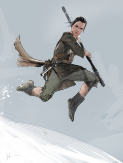 Gwiezdne Wojny: ostatni Jedi - szkic koncepcyjny