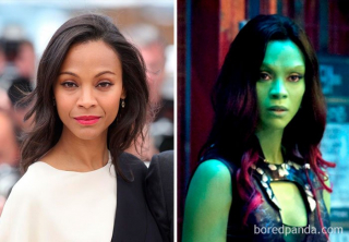Zoe Saldana - Gamora, Strażnicy Galaktyki