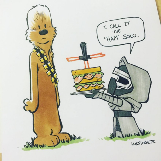 Gwiezdne Wojny - Calvin i Hobbes