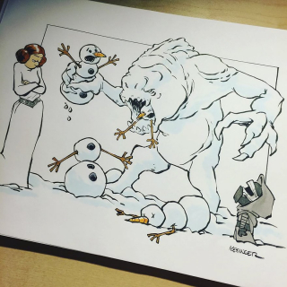 Gwiezdne Wojny - Calvin i Hobbes