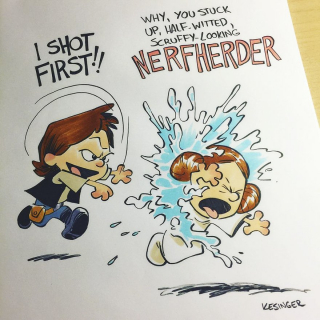 Gwiezdne Wojny - Calvin i Hobbes