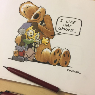 Gwiezdne Wojny - Calvin i Hobbes