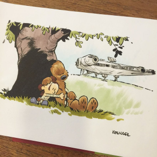 Gwiezdne Wojny - Calvin i Hobbes
