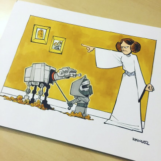 Gwiezdne Wojny - Calvin i Hobbes