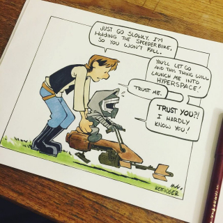 Gwiezdne Wojny - Calvin i Hobbes