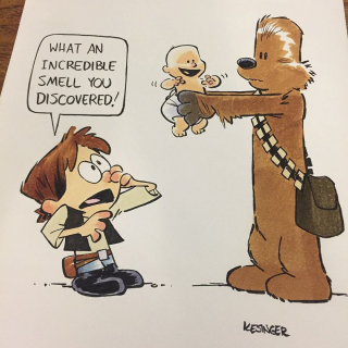 Gwiezdne Wojny - Calvin i Hobbes