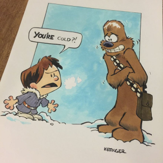 Gwiezdne Wojny - Calvin i Hobbes