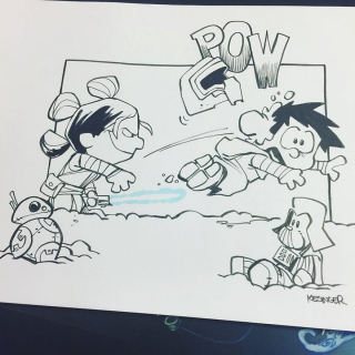 Gwiezdne Wojny - Calvin i Hobbes