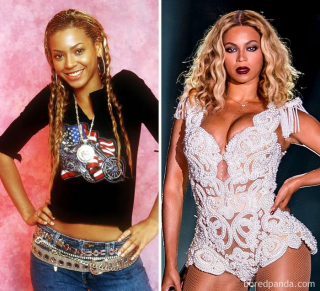 Beoynce - modelowała włosy w salonach fryzjerskich