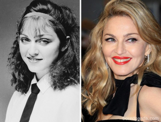 Madonna - sprzedawczyni pączków