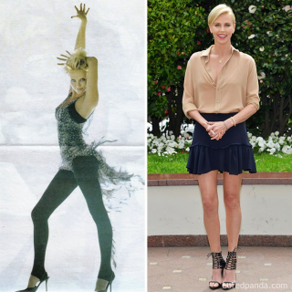 Charlize Theron - studentka w szkole baletu