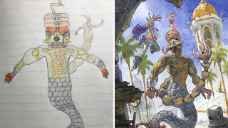 Rysunki syna i ojca - galeria