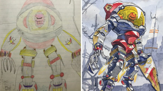 Rysunki syna i ojca - galeria