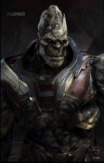 Korg - szkic koncepcyjny z Thor: Ragnarok