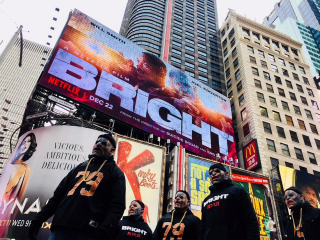 Orkowie w Nowym Jorku - promocja filmu Bright