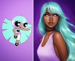 Realistyczne wersje bohaterek kreskówek