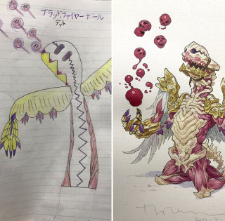 Rysunki syna i ojca - galeria