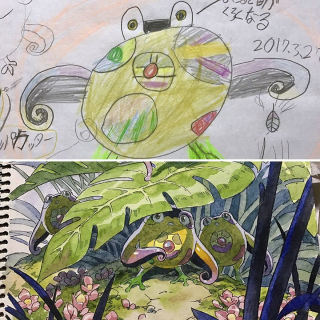 Rysunki syna i ojca - galeria