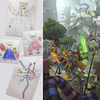 Rysunki syna i ojca - galeria