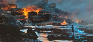 Gwiezdne Wojny: ostatni Jedi - szkic koncepcyjny