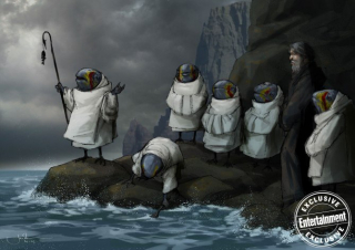 Gwiezdne Wojny: ostatni Jedi - szkic koncepcyjny