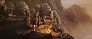 Szkic koncepcyjny z filmu Ostatni Jedi