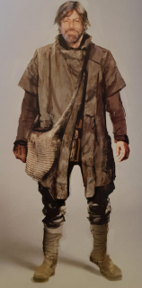 Szkic koncepcyjny z filmu Ostatni Jedi