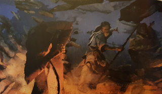 Szkic koncepcyjny z filmu Ostatni Jedi