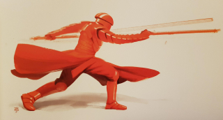 Gwiezdne Wojny: ostatni Jedi - szkic koncepcyjny