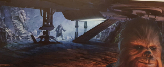 Szkic koncepcyjny z filmu Ostatni Jedi