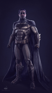 JAke Gyllenhaal jako Batman - fanart