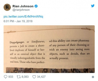 Rian Johnson - ostatni Jedi