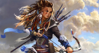 Horizon Zero Dawn - szkic koncepcyjny