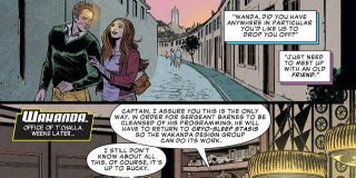 Vision przybrał ludzką formę - umożliwia mu ona normalną relację ze Scarlet Witch