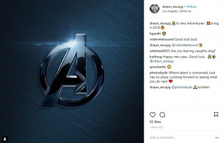 Shaun Escayg na Instagramie