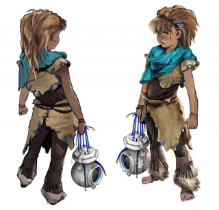 Horizon Zero Dawn - szkic koncepcyjny