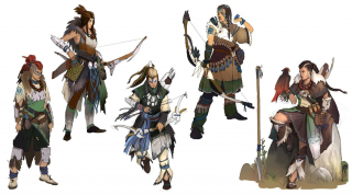 Horizon Zero Dawn - szkic koncepcyjny