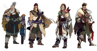 Horizon Zero Dawn - szkic koncepcyjny