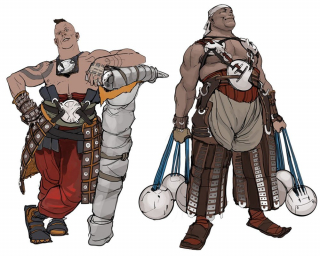 Horizon Zero Dawn - szkic koncepcyjny