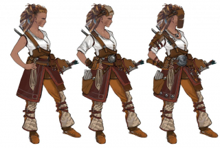 Horizon Zero Dawn - szkic koncepcyjny