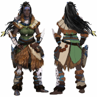 Horizon Zero Dawn - szkic koncepcyjny