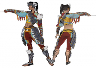 Horizon Zero Dawn - szkic koncepcyjny