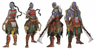 Horizon Zero Dawn - szkic koncepcyjny