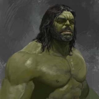 Thor Ragnarok - szkic koncepcyjny Hulk
