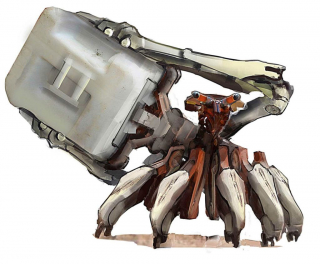 Horizon Zero Dawn - szkic koncepcyjny