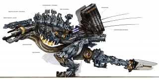Horizon Zero Dawn - szkic koncepcyjny