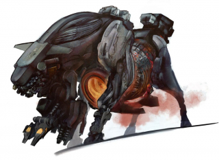 Horizon Zero Dawn - szkic koncepcyjny