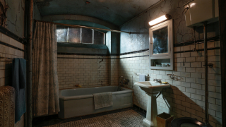 Kształt wody - szkice i zdjęcia z planu