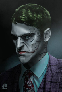 Joaquin Phoenix jako Joker - fanart
