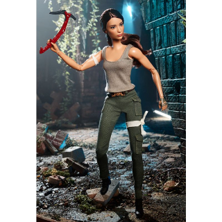 Lara Croft jako lalka Barbie
